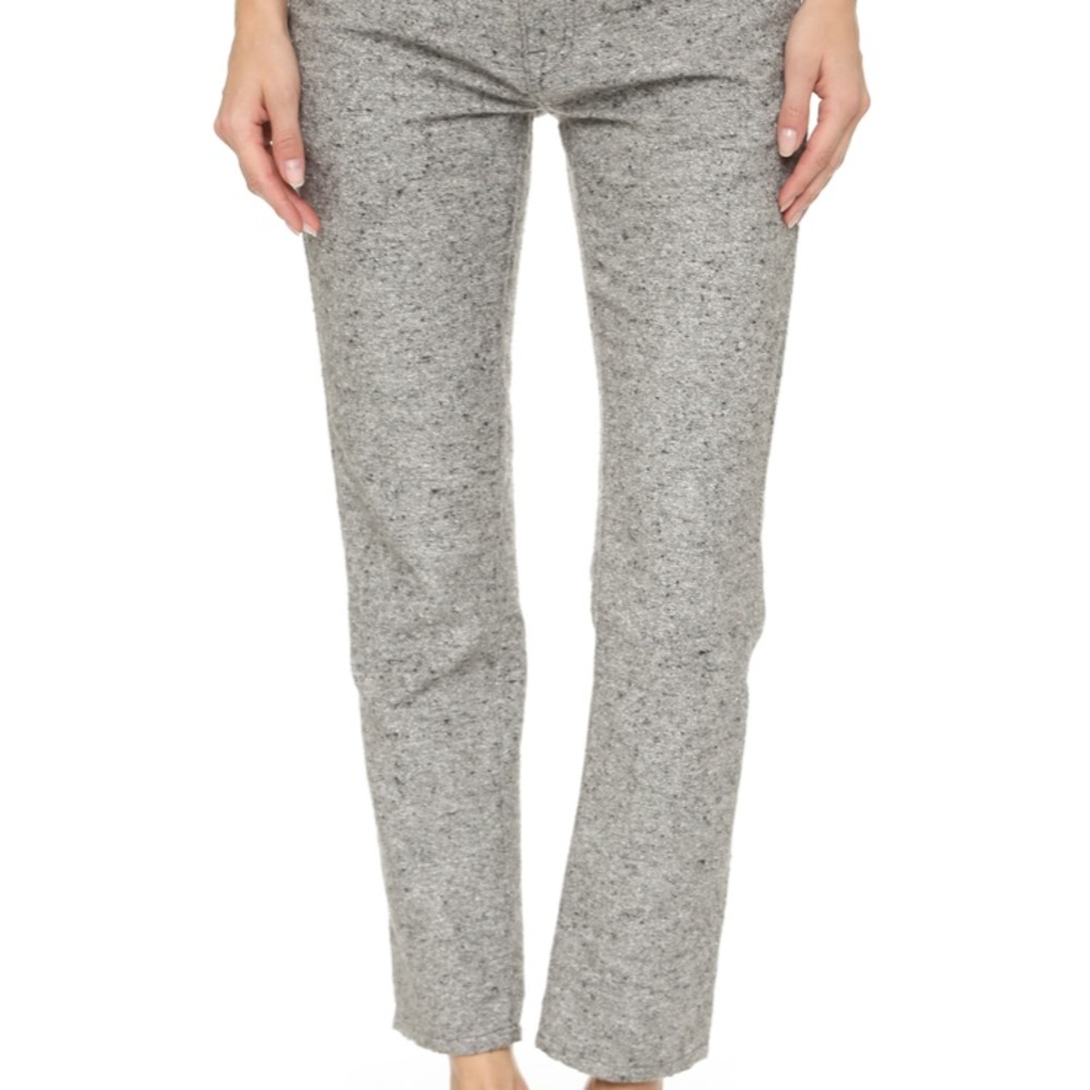 CURRENT/ELLIOTT The Fling Gray Wool Pants